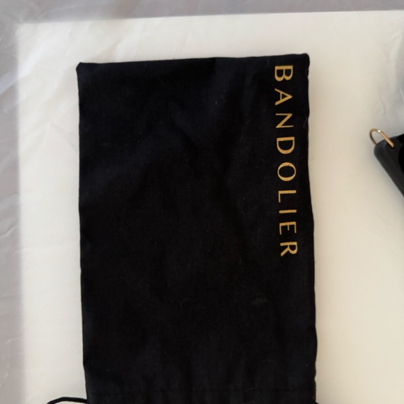 iPhone 14 Pro Max Bandolier Hailey Black Crossbody Strap and Wallet Pocket - Picture 2 of 7